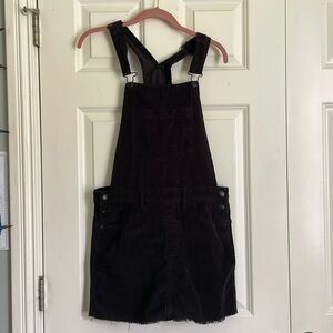 Black American Eagle Overall Dress